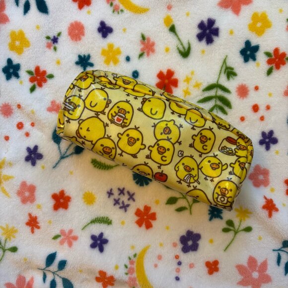 San-X Rilakkuma Makeup Pencil Bag 🐥 Kawaii Kiiroitori Bird - Picture 2 of 9